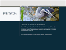 Tablet Screenshot of heronetta.com